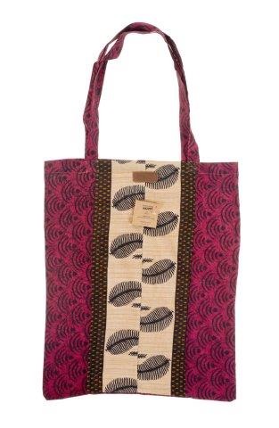 Shopper aus Seidenmix