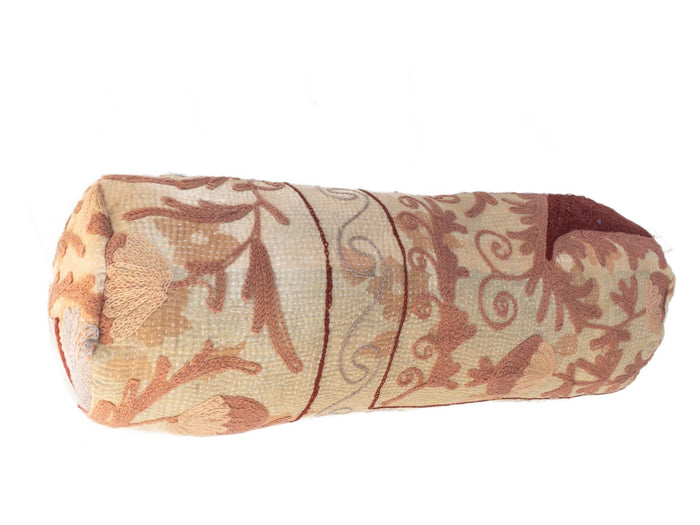 Suzani Nackenrolle Kissenbezug Ø20x60