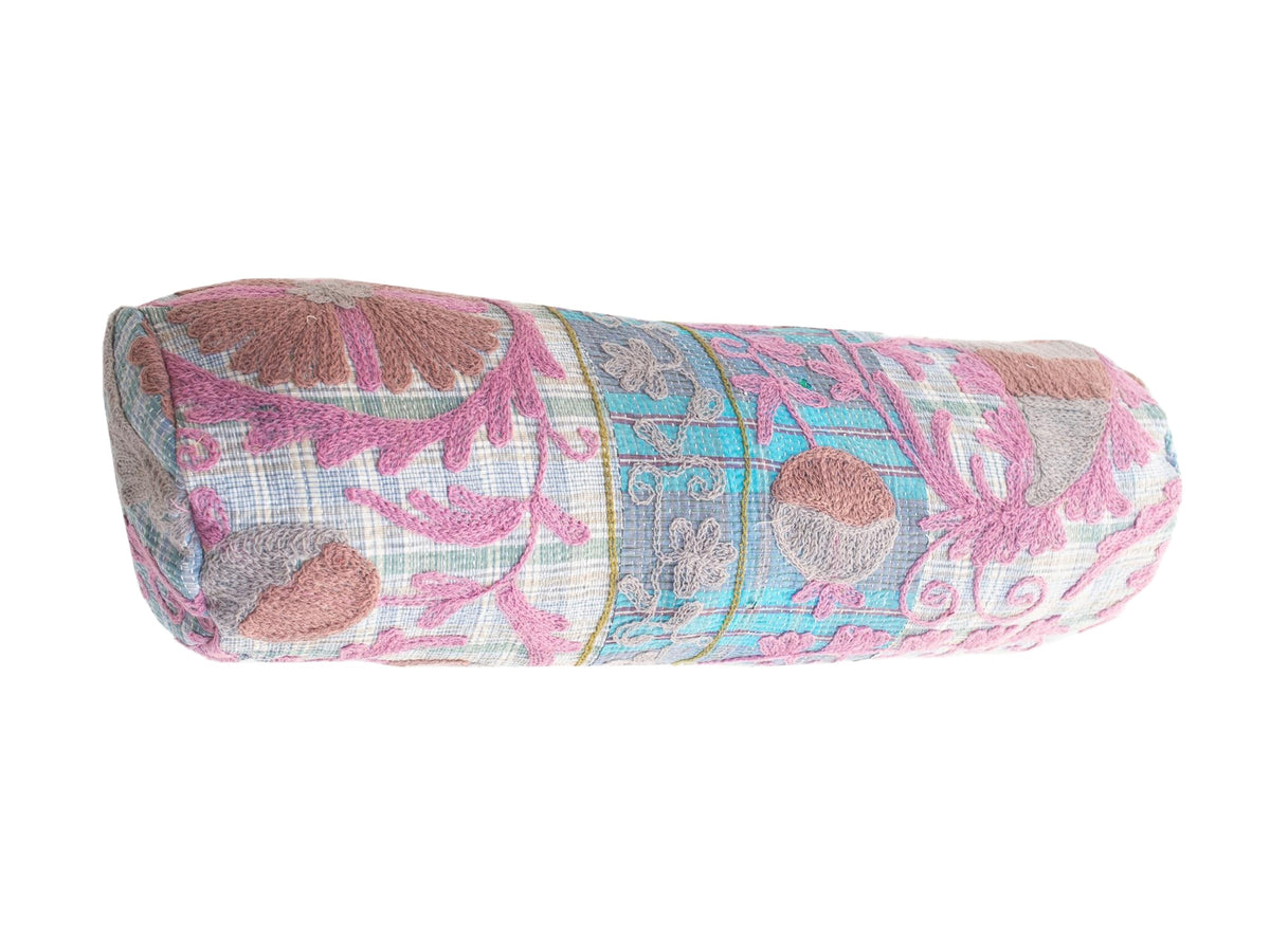 Suzani Nackenrolle Kissenbezug Ø20x60