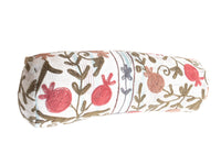 Suzani Nackenrolle Kissenbezug Ø20x60