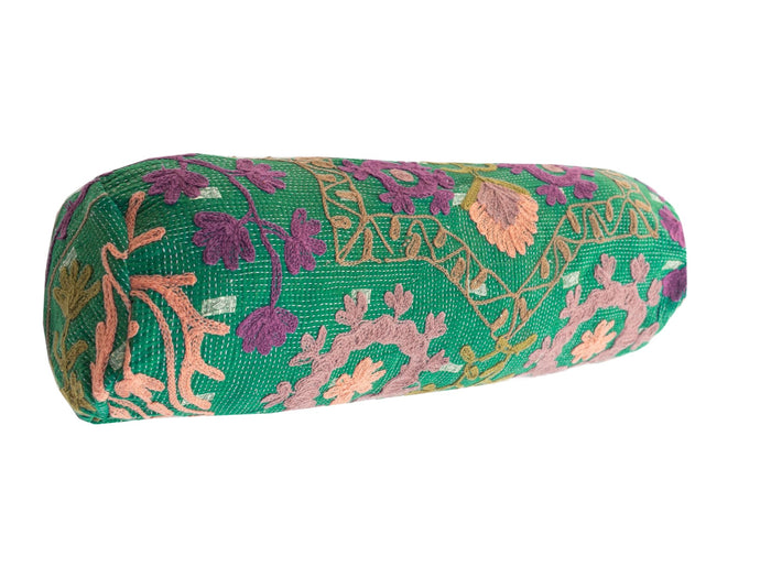 Suzani Nackenrolle Kissenbezug Ø20x60