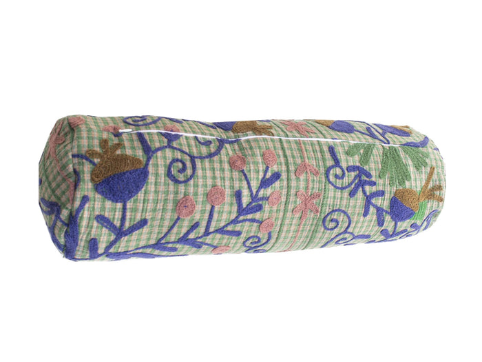 Suzani Nackenrolle Kissenbezug Ø20x60