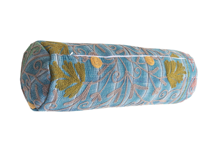 Suzani Nackenrolle Kissenbezug Ø20x60