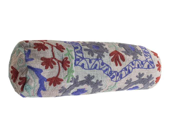 Suzani Bolster Cover Ø20x60