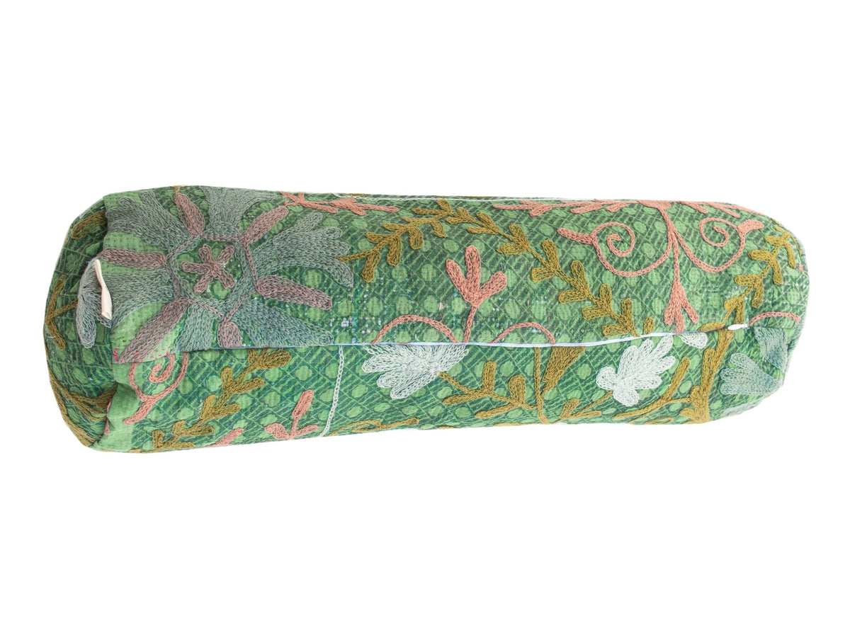 Suzani Nackenrolle Kissenbezug Ø20x60