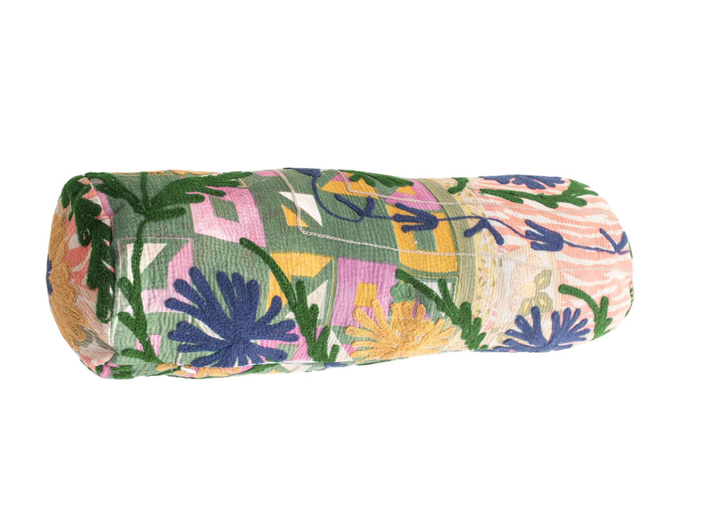 Suzani Bolster Cover Ø20x60