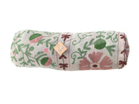 Suzani Nackenrolle Kissenbezug Ø20x60