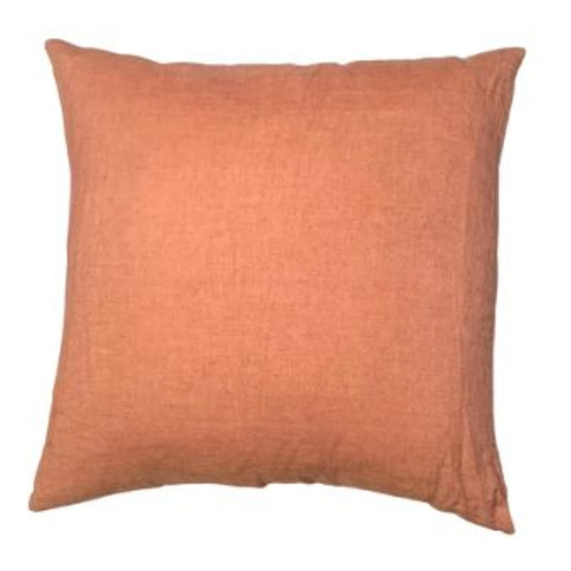 Linen pillow - Coral